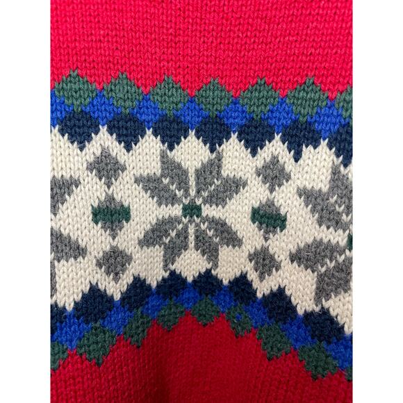 Vintage 90s Gap Boys with Snowflake Motif XS - Picture 4 of 6